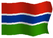 gambia flag, gambia