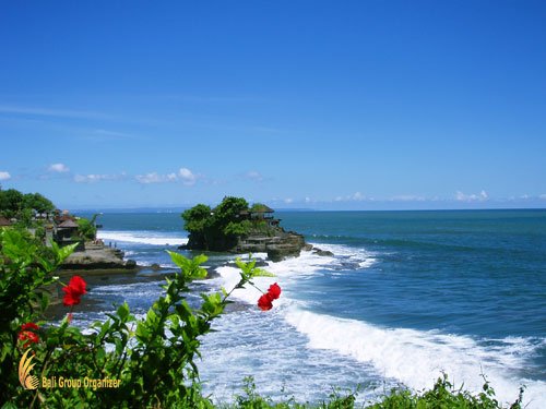 Tanah Lot Temple on Rock